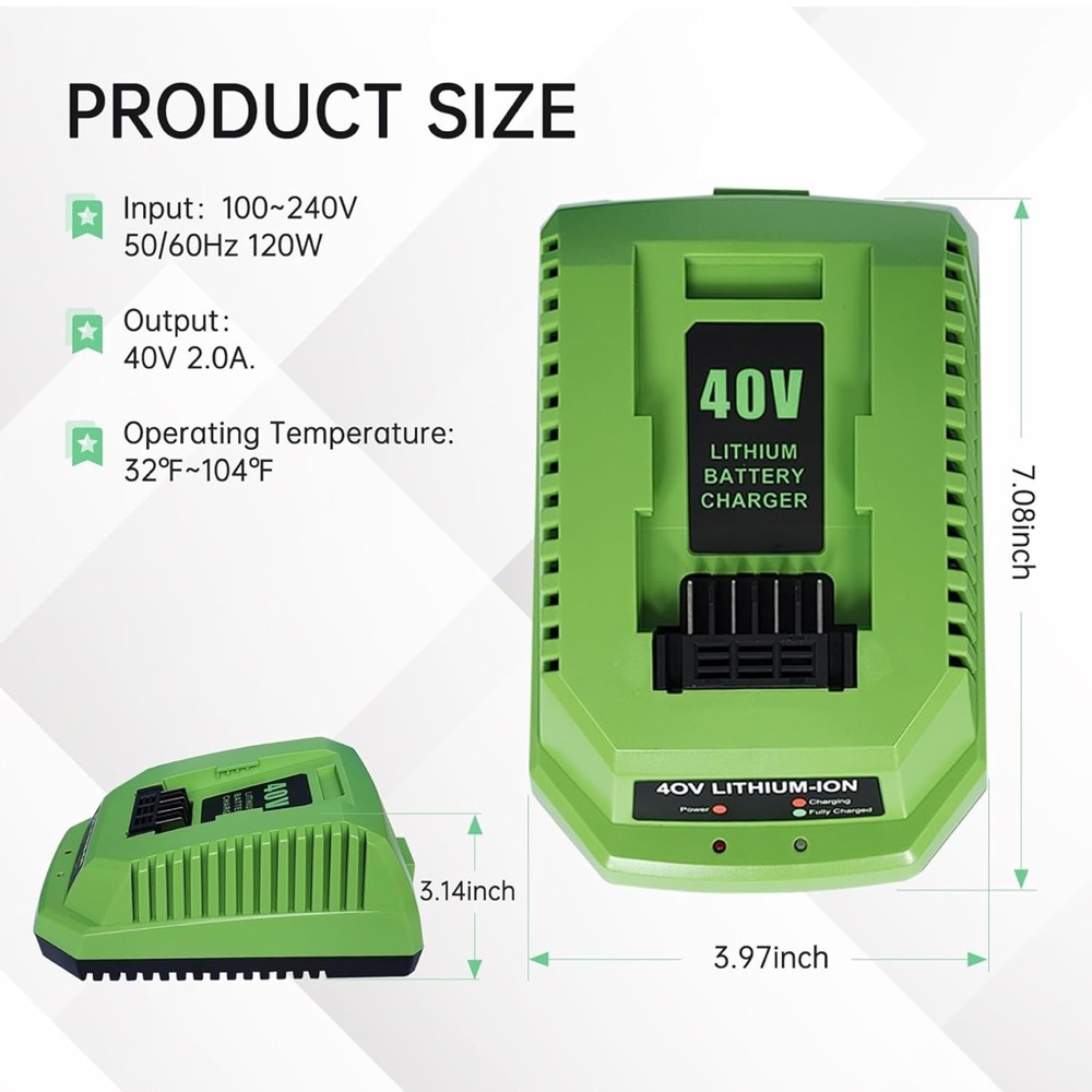Green Lithium-Ion Battery Charger - Picture 10 of 11